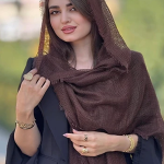 شال موهر ساده ریش بلند